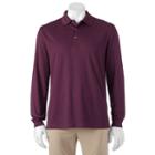Men's Grand Slam Classic-fit Solid Driflow Performance Golf Polo, Size: Small, Purple Oth