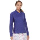 Women's Pebble Beach Long Sleeve Pullover Golf Top, Size: Small, Purple Oth