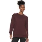 Women's Nike Dry Training Open Back Long Sleeve Top, Size: Medium, Dark Pink