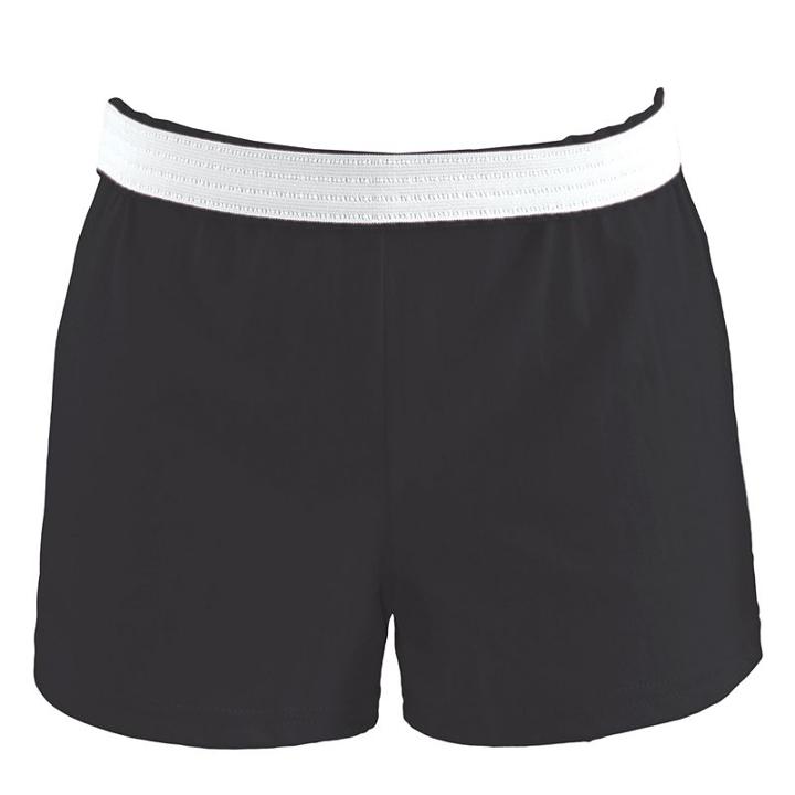 Juniors' Soffe Fold-over Athletic Shorts, Kids Unisex, Size: Xs, Black