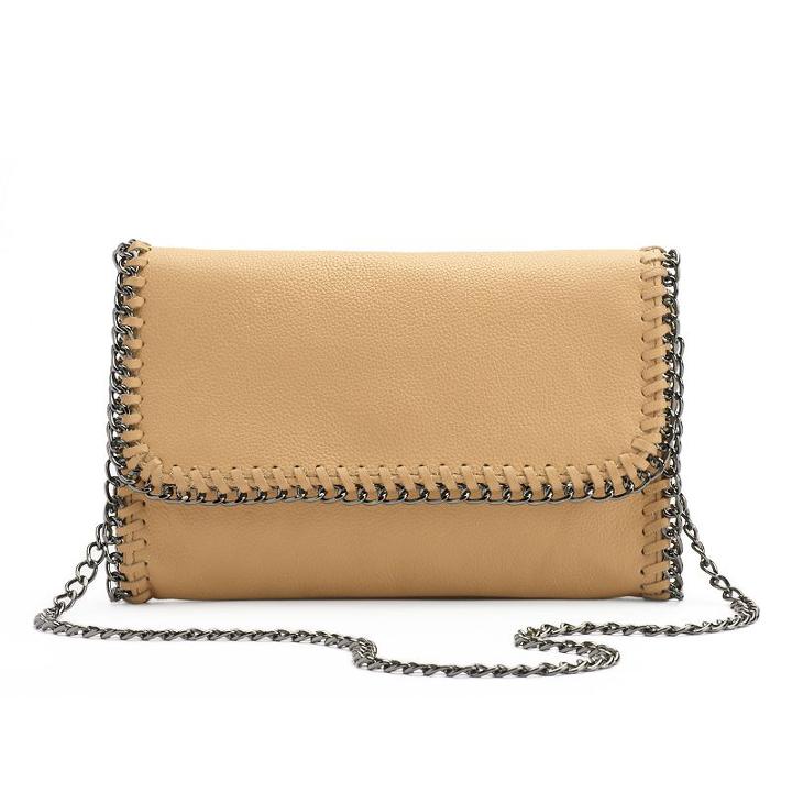 R & R Leather Whip-stitch Leather Crossbody Bag, Women's, Other Clrs