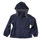 Girls 4-16 French Toast School Uniform Detachable Hood Lightweight Jacket, Girl's, Size: 4-5, Blue (navy)