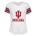 Girls 7-16 Indiana Hoosiers Team Pride Burnout Tee, Size: M 10-12, White