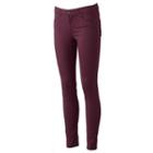 Juniors' Unionbay Uniform Skinny Pants, Girl's, Size: 5, Red Other