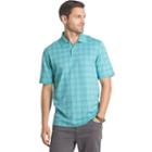 Big & Tall Arrow Window Pane Polo, Men's, Size: Xl Tall, Blue Other