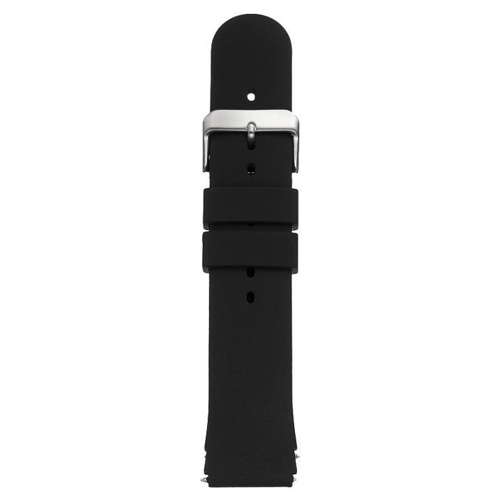 Kreisler Unisex Silicone Sport Watch Band - Tx2225bk, Black