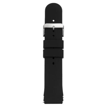 Kreisler Unisex Silicone Sport Watch Band - Tx2225bk, Black