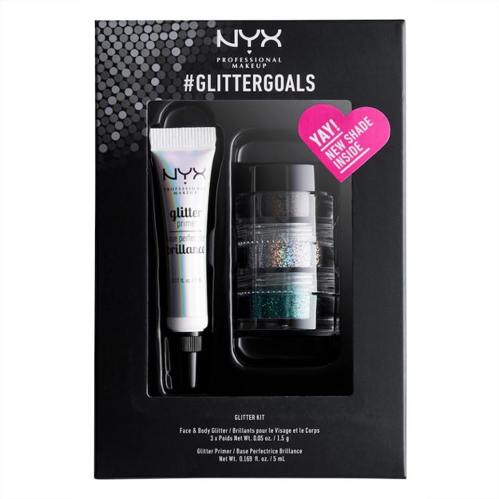 Nyx Professional Makeup #glittergoals Set - Shade 01, Multicolor