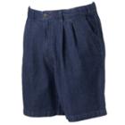 Big & Tall Croft & Barrow&reg; Classic-fit Denim Flex-waist Shorts, Men's, Size: 48, Dark Blue