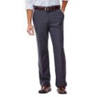 Men's Haggar No Iron Solid Straight-fit Flat-front Dress Pants, Size: 40x32, Oxford