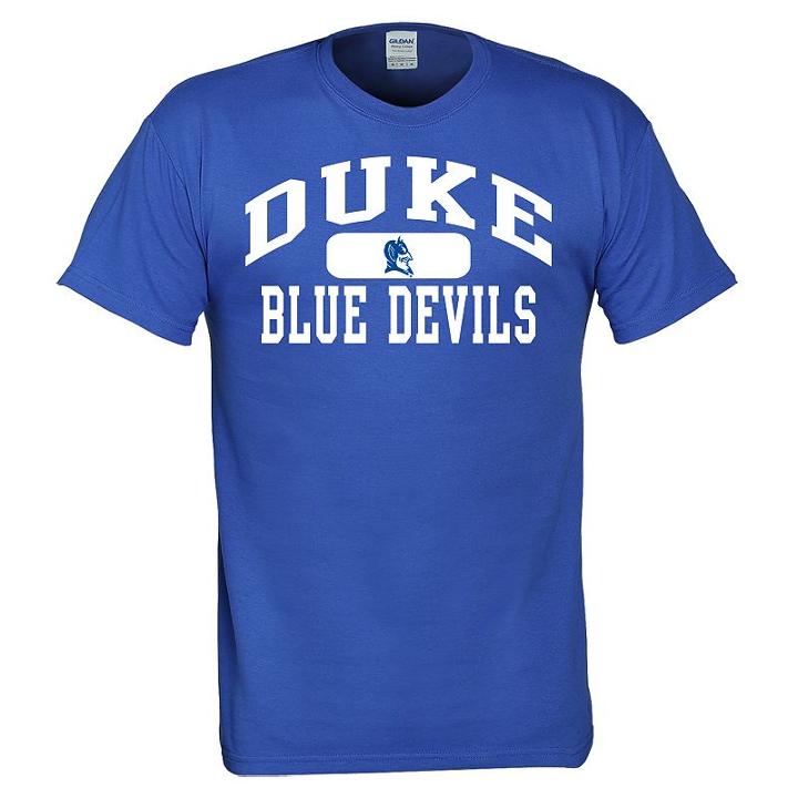 Men's Duke Blue Devils Pillar Tee, Size: Large, Brt Blue