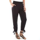 Women's Ab Studio Smocked Soft Pants, Size: Xlrg Av/rg, Black