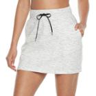 Women's Tek Gear&reg; Fleece Tennis Skirt, Size: Large, Dark Grey