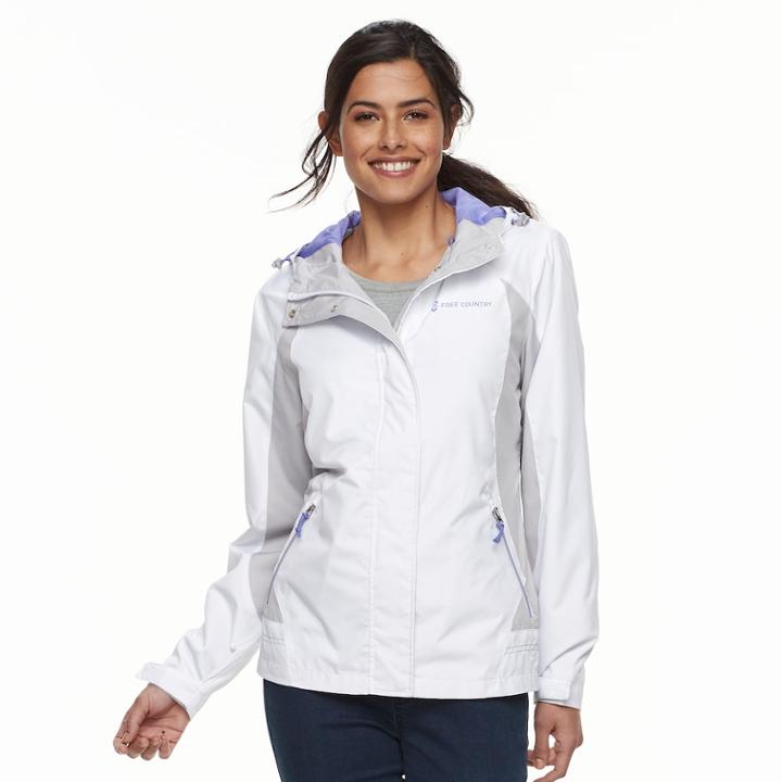 Women's Free Country Lightweight Colorblock Ripstop Jacket, Size: Xl, Natural