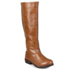 Journee Collection Lynn Women's Tall Riding Boots, Girl's, Size: 8.5, Lt Brown