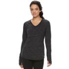 Women's Tek Gear&reg; Printed Long Sleeve Tee, Size: Large, Black