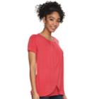 Maternity A:glow Tulip Hem Nursing Tee, Women's, Size: M-mat, Med Pink