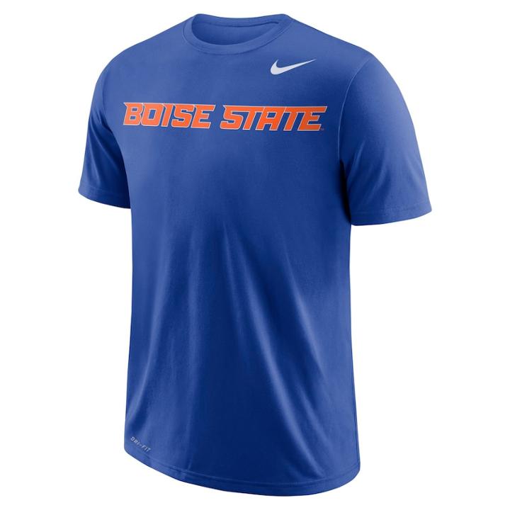 Men's Nike Boise State Broncos Wordmark Tee, Size: Medium, Blue