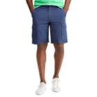 Men's Chaps Classic-fit Stretch Waistband Cargo Shorts, Size: 34, Blue (navy)