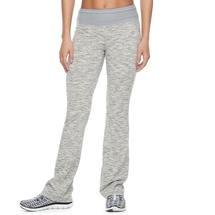 Juniors' So&reg; Skinny Bootcut Yoga Pants, Girl's, Size: Small, Grey