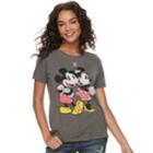 Disney's Mickey Mouse & Minnie Mouse Juniors' Tee, Teens, Size: Medium, Grey (charcoal)