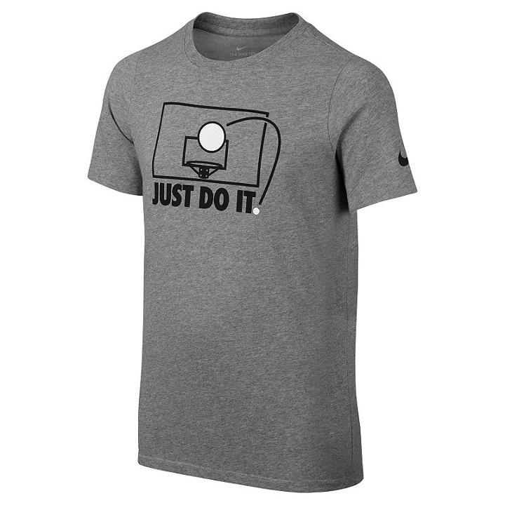 Boys 8-20 Nike Backboard Tee, Boy's, Size: Large, Grey Other