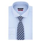 Men's Van Heusen Slim-fit Flex Collar Dress Shirt & Tie, Size: 2x-34/35, Blue Other