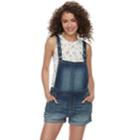 Juniors' Denizen From Levi's&reg; Jean Shortalls, Teens, Size: Medium, Blue