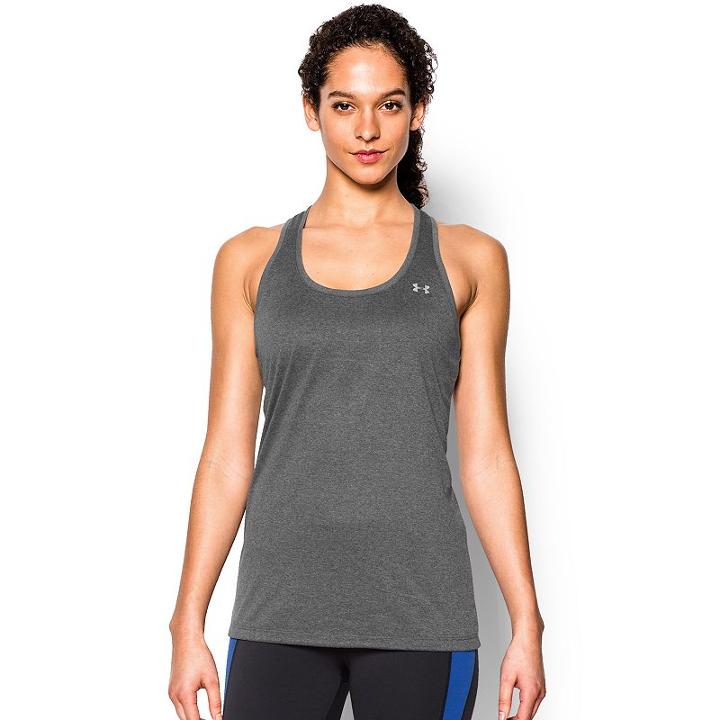 Women's Under Armour Tech Tank, Size: Small, Grey Other
