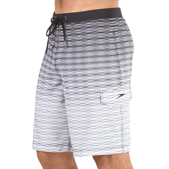 Men's Speedo Staticblend Boardshorts Swim Trunks, Size: 34, Black