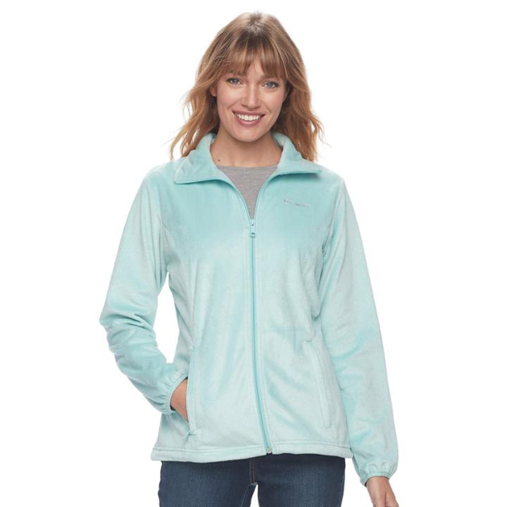 Women's Columbia Blustery Summit Fleece Jacket, Size: Small, Aqua Haze