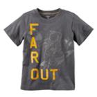 Boys 4-7x Carter's Far Out Astronaut Tee, Size: 8, Grey