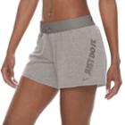 Women's Nike Dry Training Shorts, Size: Large, Dark Grey