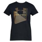 Women's Under Armour Sportstyle Logo Crew Graphic Tee, Size: Xl, Black
