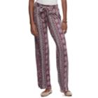 Juniors' Joe B Print Soft Pants, Teens, Size: Large, Med Red