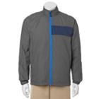 Men's C-buk By Cutter & Buck Crosswater Slim-fit Colorblock Lightweight Golf Jacket, Size: Xxl, Grey