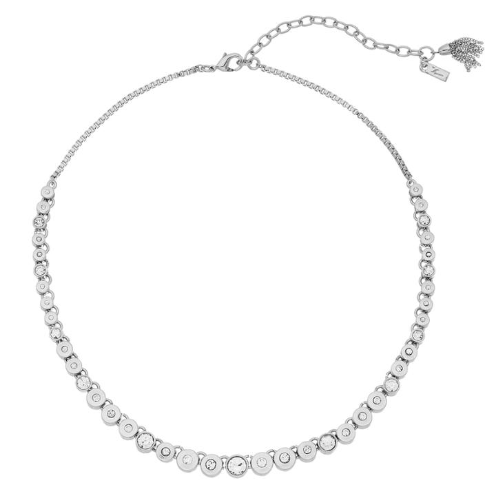 Simply Vera Vera Wang Simulated Crystal Necklace, Women's, Silver