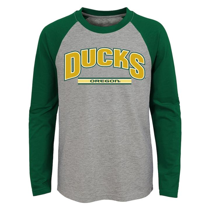 Boys 4-18 Oregon Ducks Audible Tee, Size: 8-10, Grey