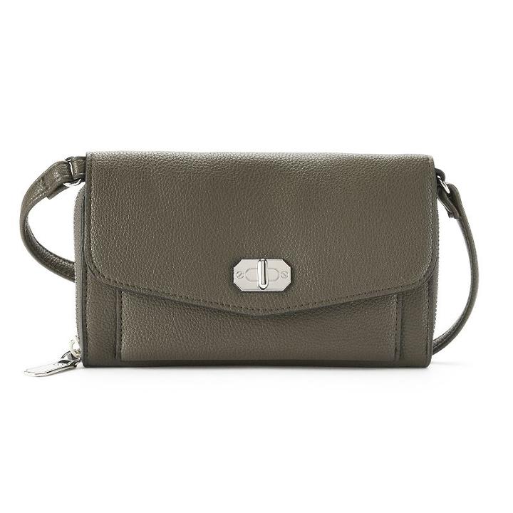 Rosetti Hex Lock Mini Crossbody Bag, Women's, Med Green