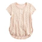 Girls 7-16 Fire La Vented Tee, Size: Xl, Light Pink