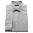 Men's Croft & Barrow&reg; Slim-fit Easy-care Spread-collar Dress Shirt, Size: 15.5-34/35, Black