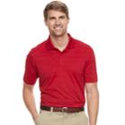 Men's Croft & Barrow&reg; Cool & Dry Classic-fit Space-dye Performance Polo, Size: Xxl, Dark Red