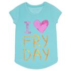 Girls 7-16 & Plus Size Harper & Elliott Rounded-hem Food Graphic Tee, Girl's, Size: Xl, Turquoise/blue (turq/aqua)