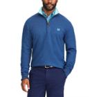 Big & Tall Chaps Regular-fit Quarter-zip Pullover, Men's, Size: Xxl Tall, Blue