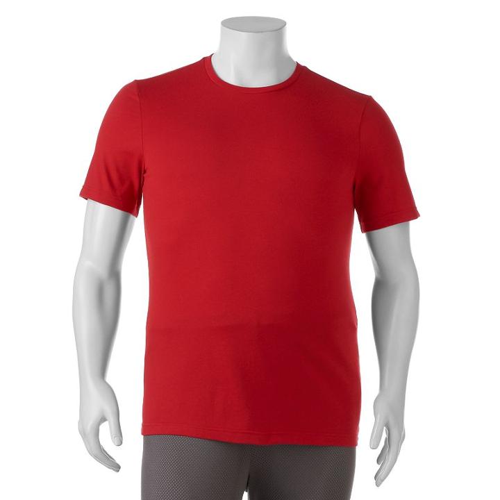 Big & Tall Tek Gear&reg; Crewneck Tee, Men's, Size: 4xb, Med Red
