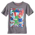 Boys 4-7 Pj Masks Time To Be A Hero Graphic Tee, Boy's, Size: 4, Grey