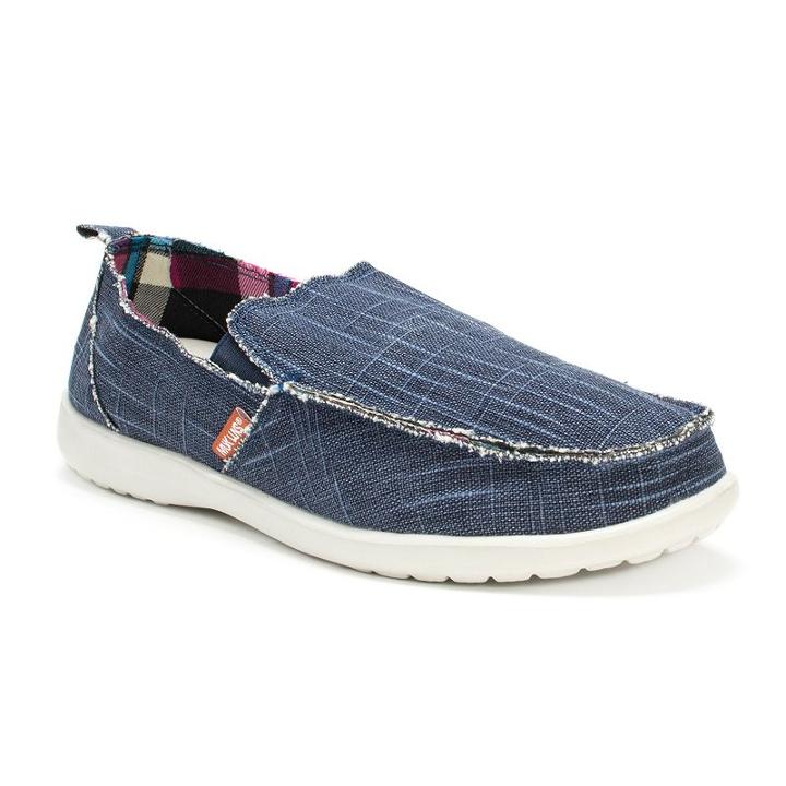 Muk Luks Andy Men's Slip-on Shoes, Size: 11, Blue