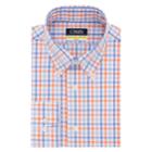Men's Chaps Slim-fit Stretch Collar Dress Shirt, Size: 18 36/37, Orange