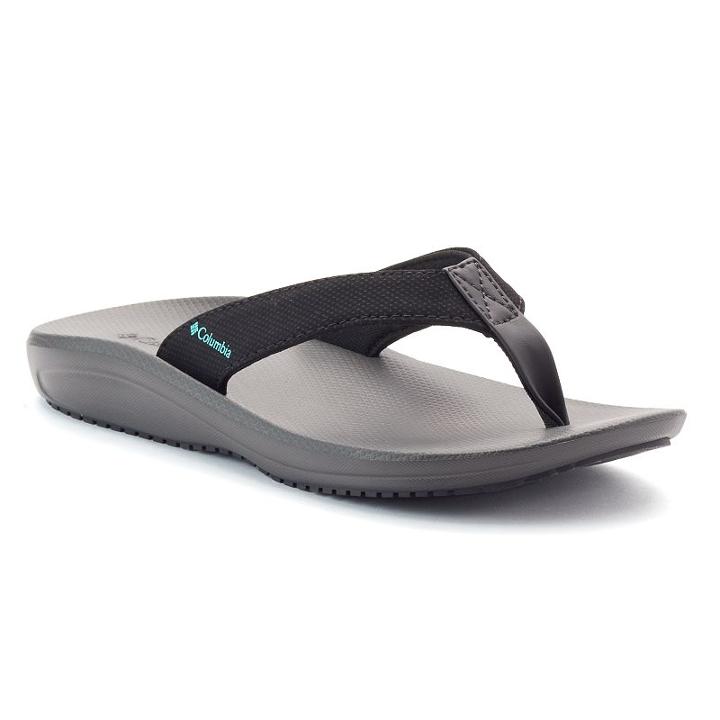 Columbia Barraca Women's Flip Flops, Size: 8, Grey (charcoal)
