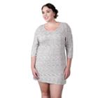 Plus Size Soybu Rosa Tunic Dress, Women's, Size: 2xl, Light Grey